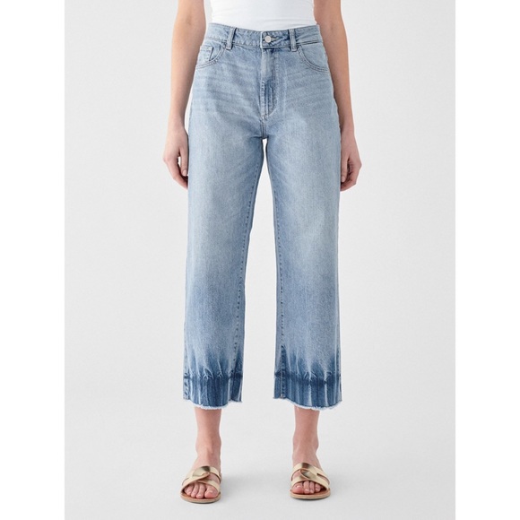 DL1961 Denim - DL1961 Hepburn Hi Rise Wide Leg Tie Dye Jeans